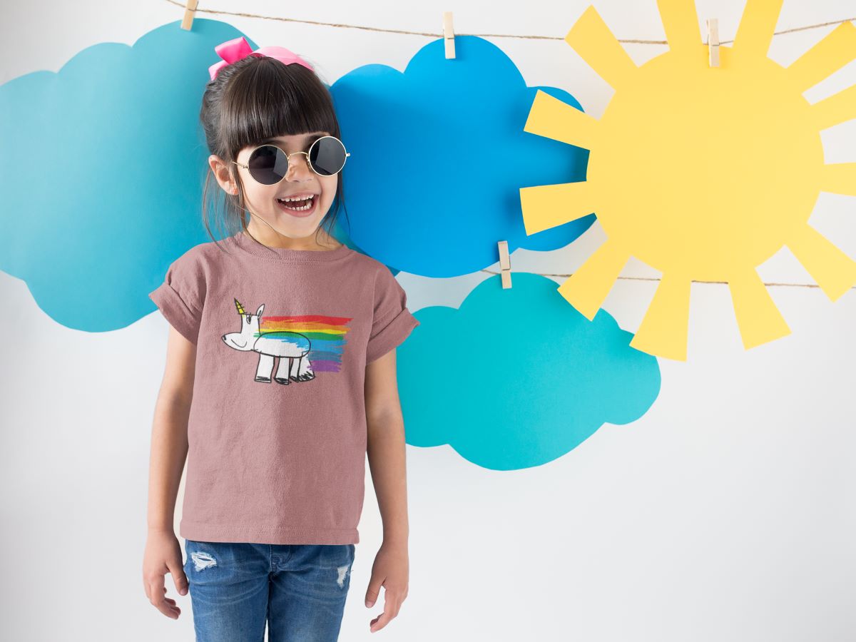 Kids Rainbow Pony Tee Shirt