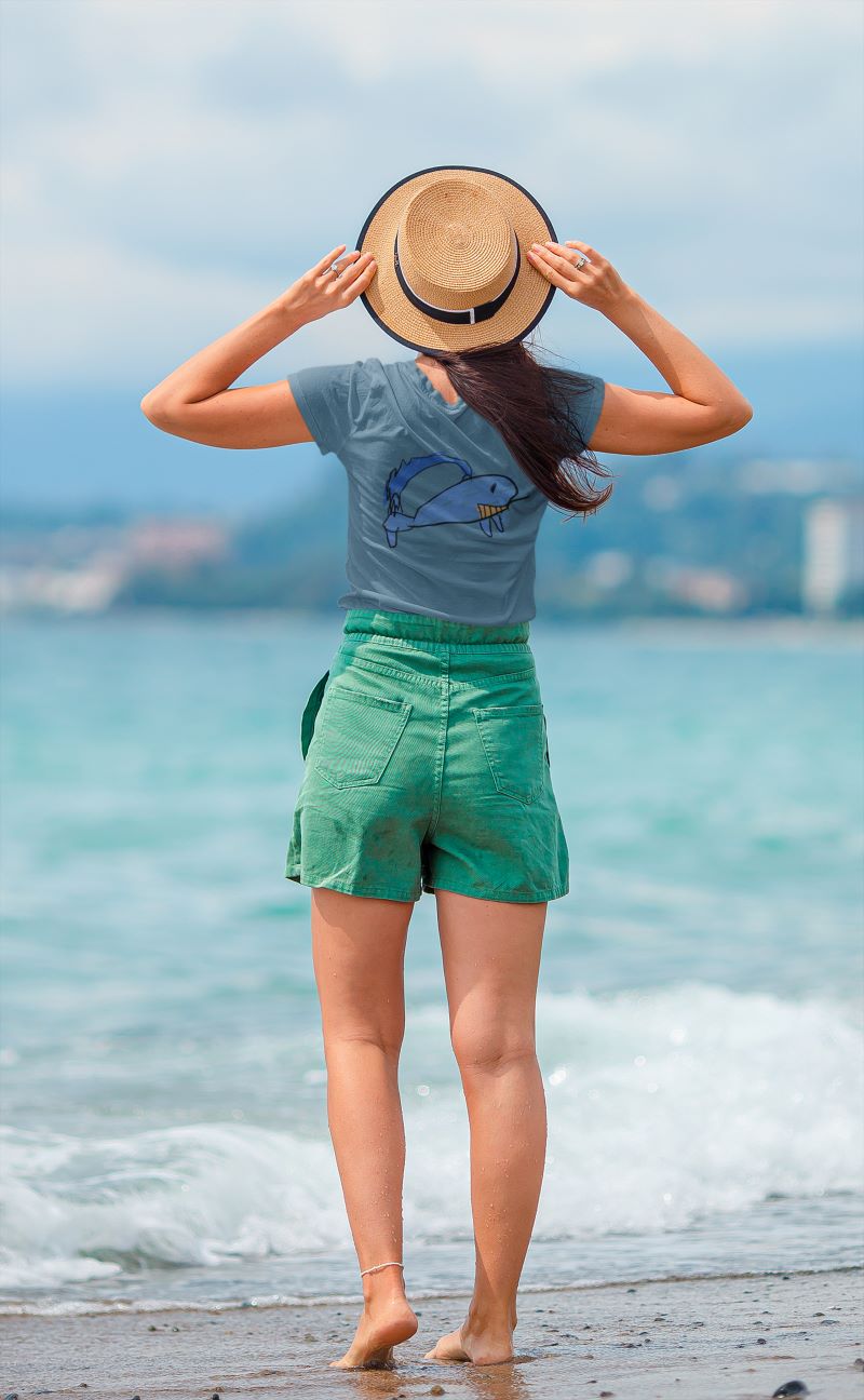 Whale Blue Tee Shirt