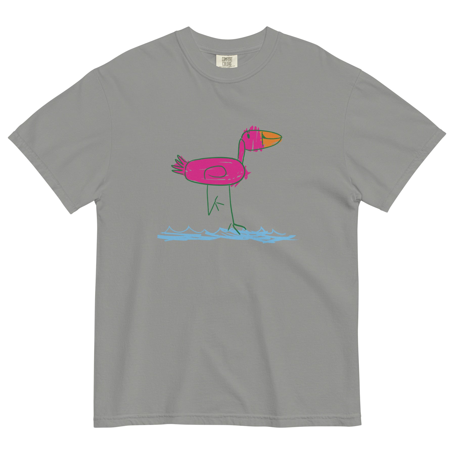 Relaxed Fit Flamingo