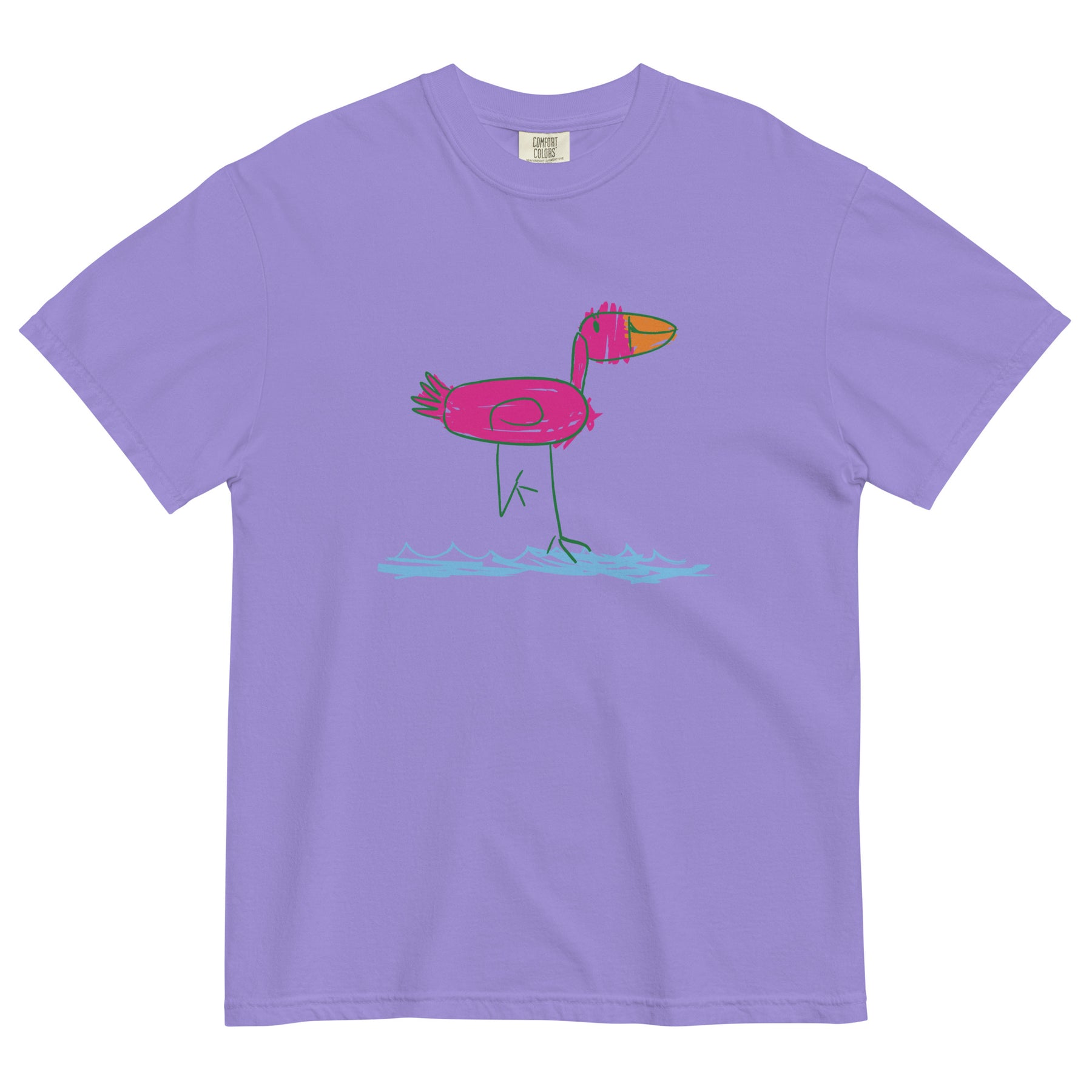 Relaxed Fit Flamingo